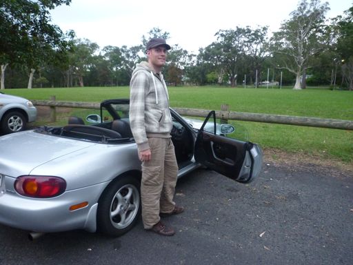 P1000779 La baptême de la cabriolet pour Ben. C'est lui qui a conduit, si ça peut vous rassurer...